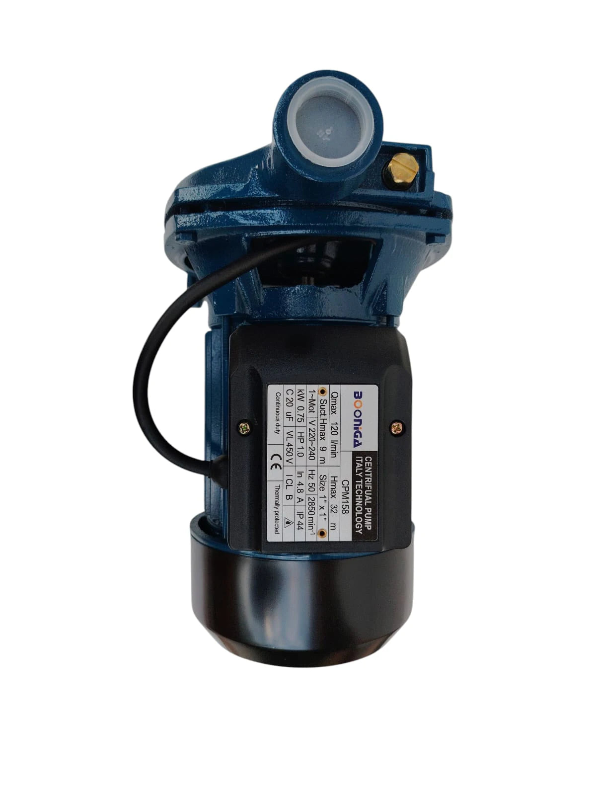 Boma de Agua Centrifuga 1HP - 1x1 Pulgadas 120L/MIN