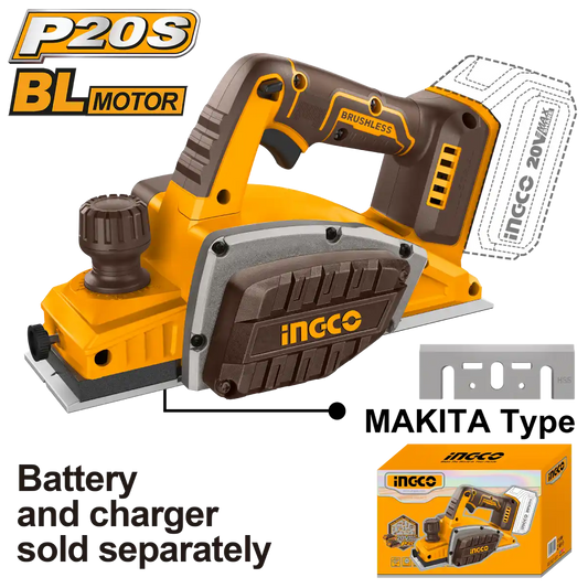 CEPILLO  CARPINTERO A BATERIA P20S 20V 14000RPM