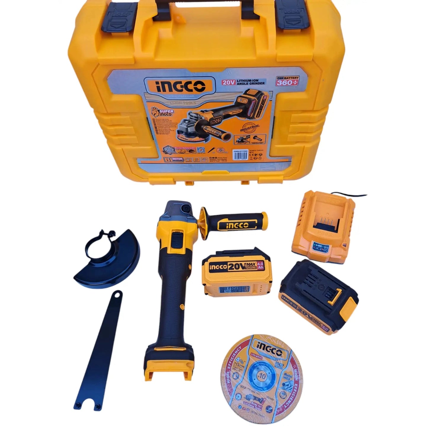 Galletero Inalámbrico 4.5 Pulgadas, Motor Brushless Ingco
