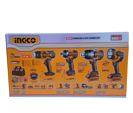 Kit combinado inalámbrico de 4 piezas