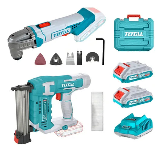 Kit Clavadora+ Herramienta Oscilante 20v Total