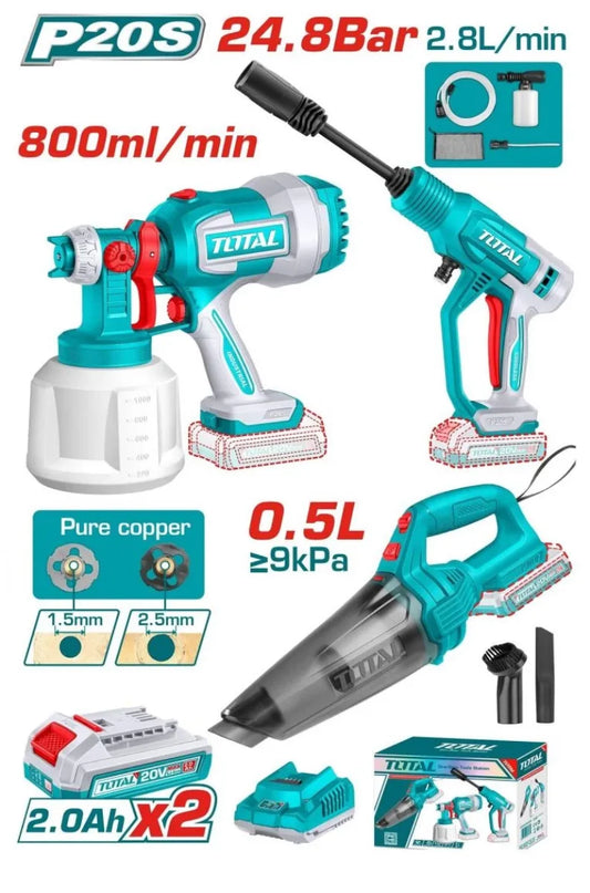 TOTAL COMBO 3PCS 20V TOSLI230522