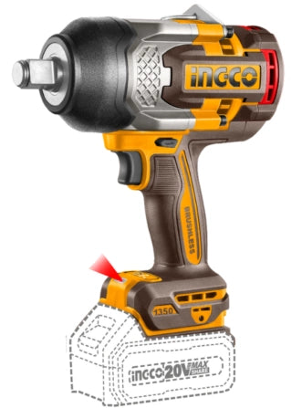 Llave De Impacto Ingco 20v 3/4 1350 N.m