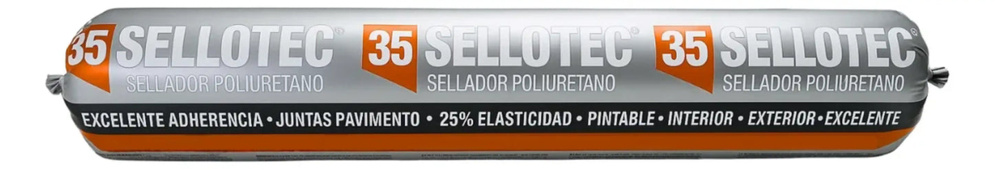Kit 12 Unidades Sello Pate Poliuretano Gris Sellotec