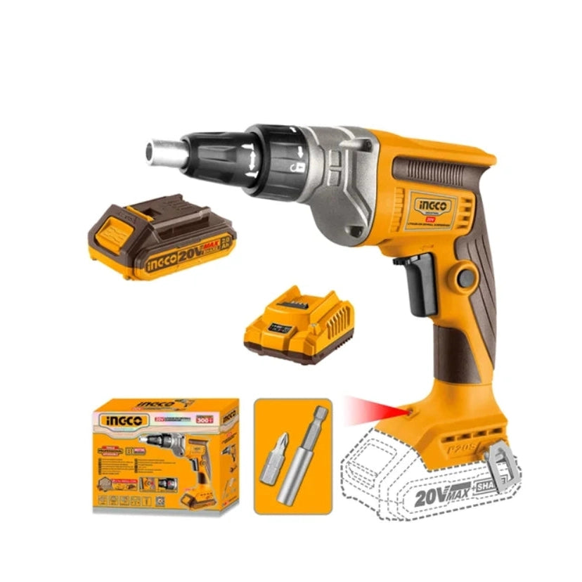 ATORNILLADOR A BATERIA 20V PARA YESO DRYWALL