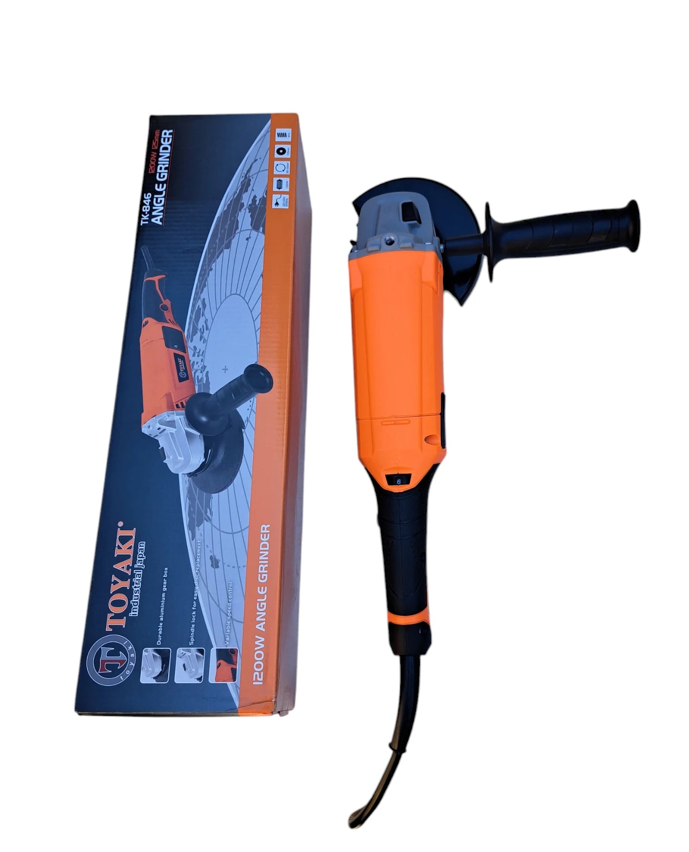 Lleva este potente Esmeril 1200w, 4.5 pulgadas , con 6 velocidades variables