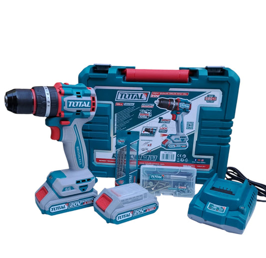 Taladro Percutor Inalambrico 13mm 66Nm Total