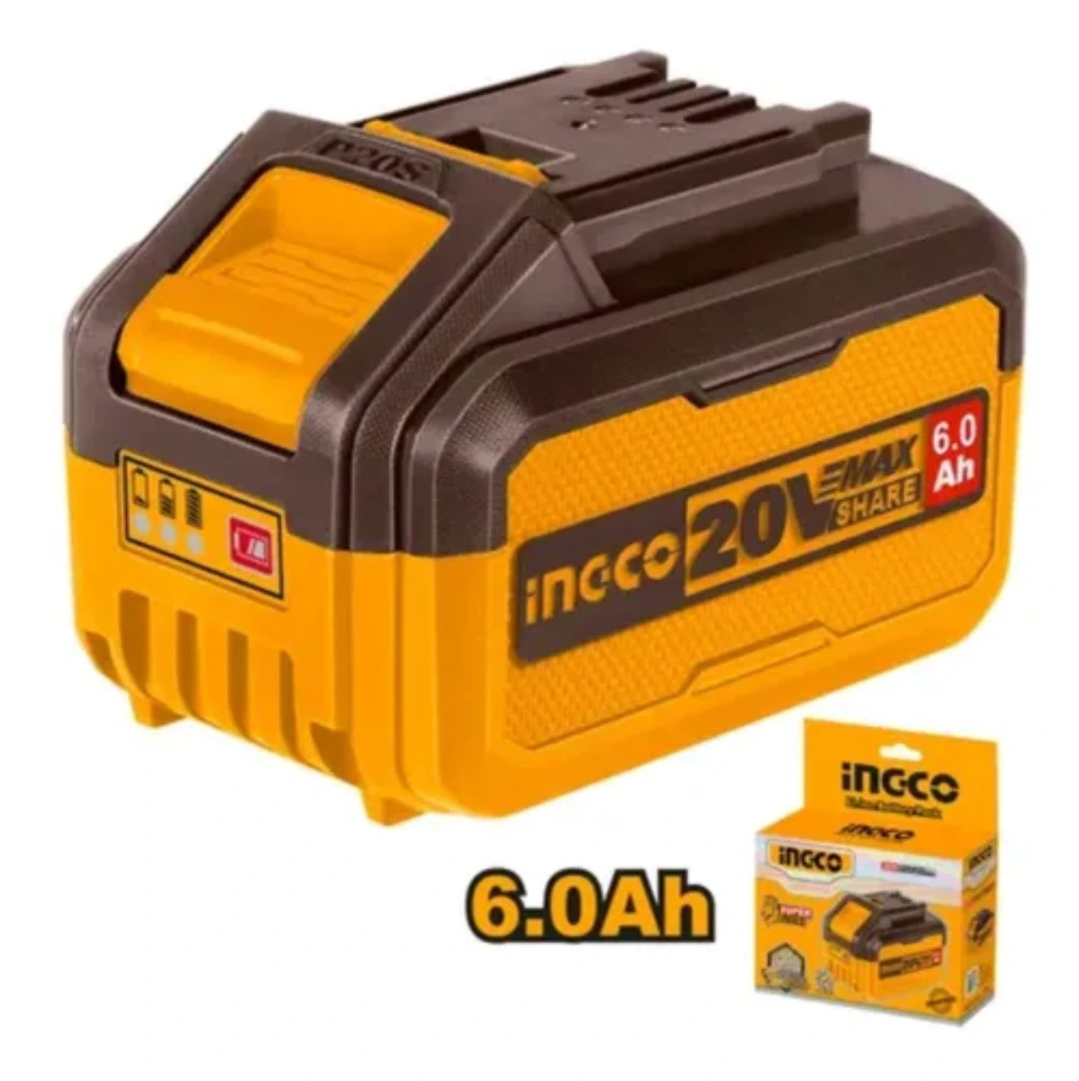 Batería De Litio 20v 6ah Ingco