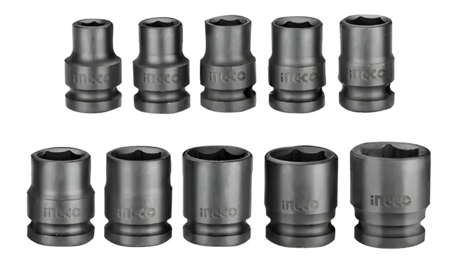 Set Dados  1/2 Llave De Impacto 10 Dados Nro 10 - 24