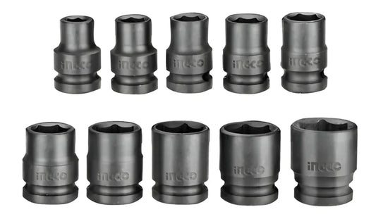 Set Dados  1/2 Llave De Impacto 10 Dados Nro 10 - 24