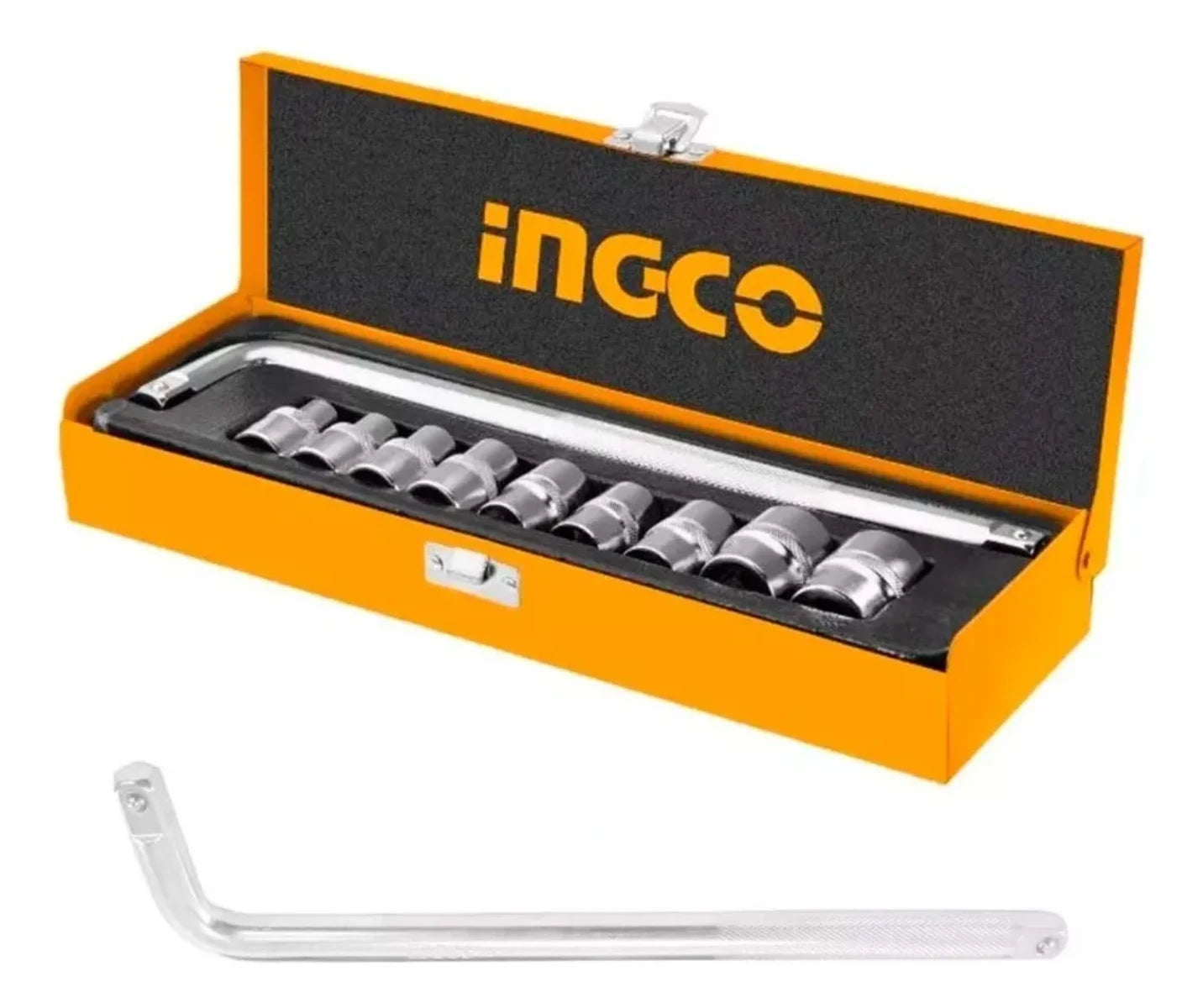 Set De Dados Encastre 1/2'' 10 Pzs Socket Set