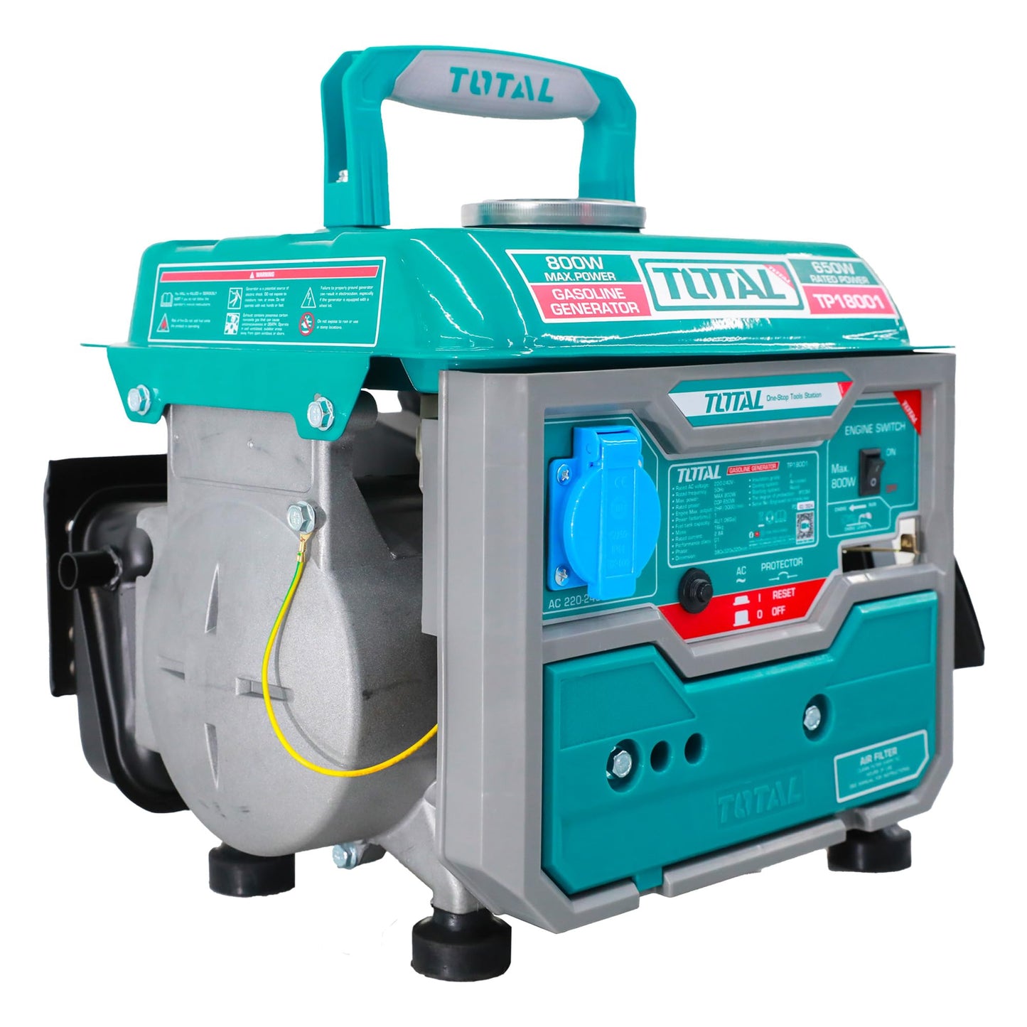 Generador Eléctrico a Gasolina 800W Total Tools TP18001