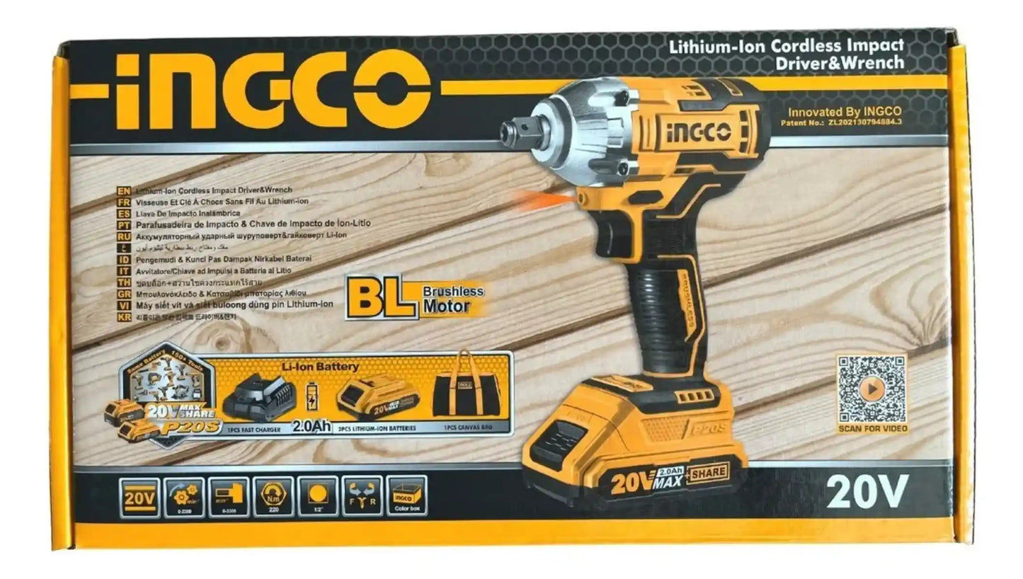 Llave de Impacto 2 en 1 con Adaptador Para Usar Como Atornillador De Impacto