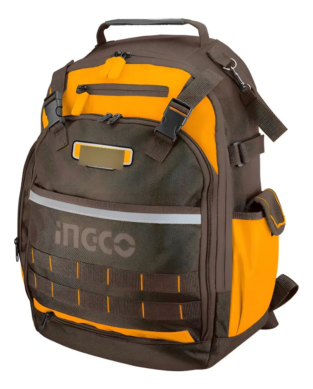 Mochila Para Herramientas Reforzada 8kg  Hbp01028 Marr Color Marrón