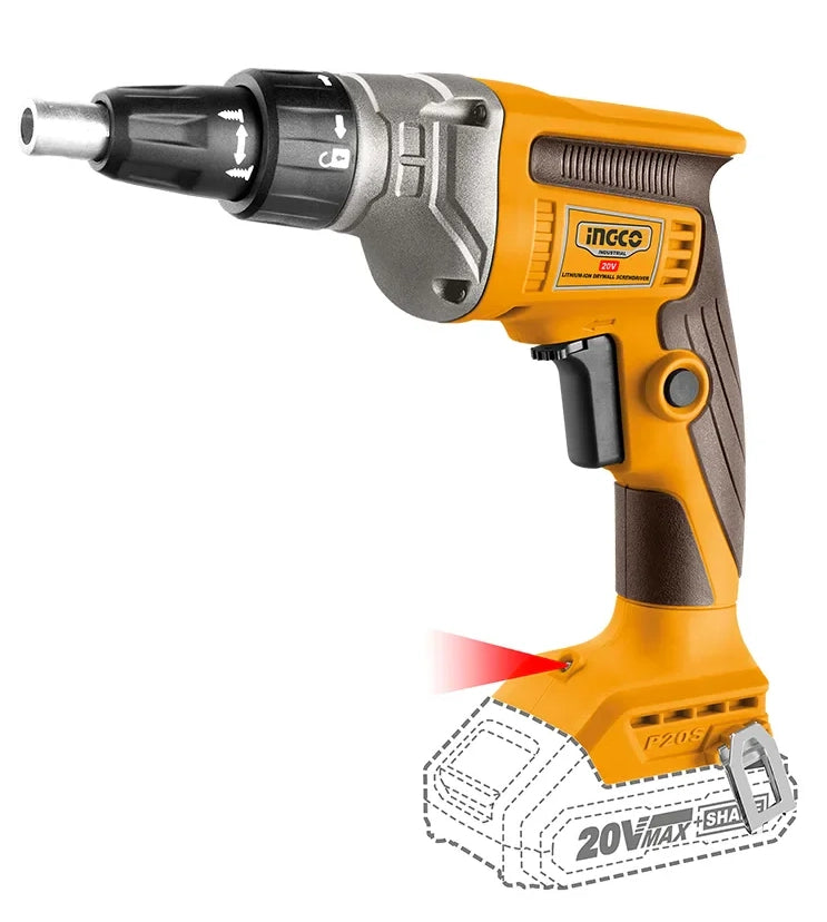 ATORNILLADOR A BATERIA 20V PARA YESO DRYWALL