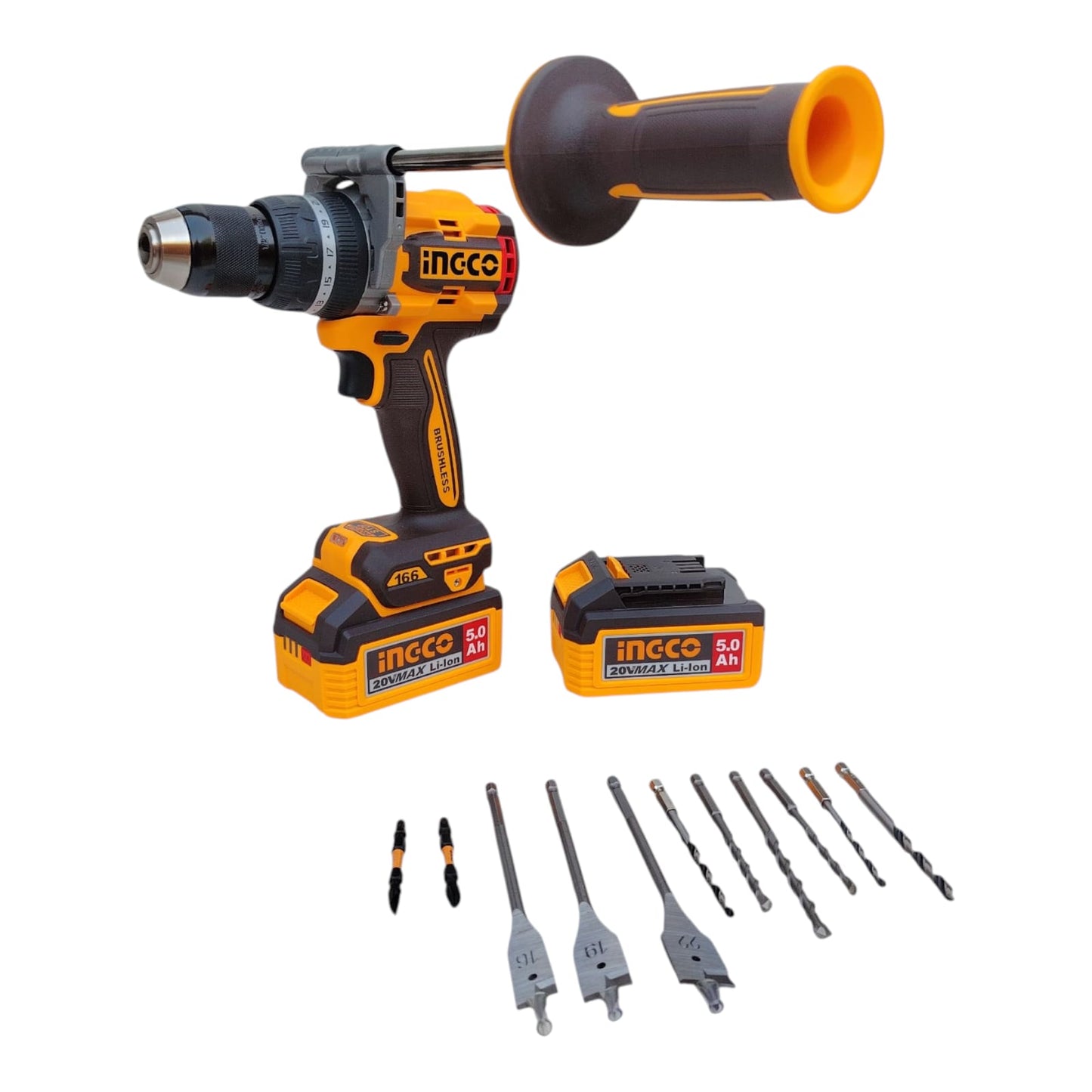 Taladro Percutor Inalambrico 166nm Mandril Metalico 13mm