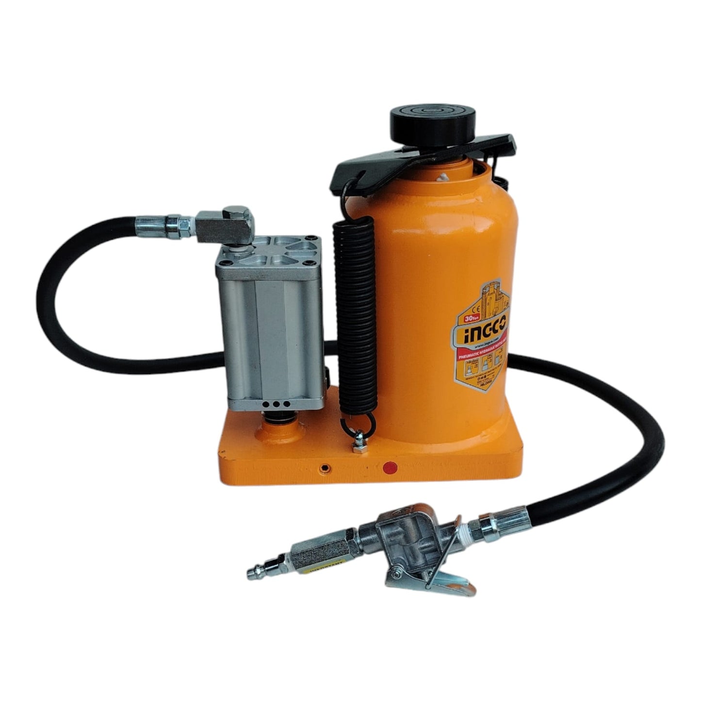 Gata Botella Hidraulica Neumatica 30 Toneladas Ingco Hbj3006